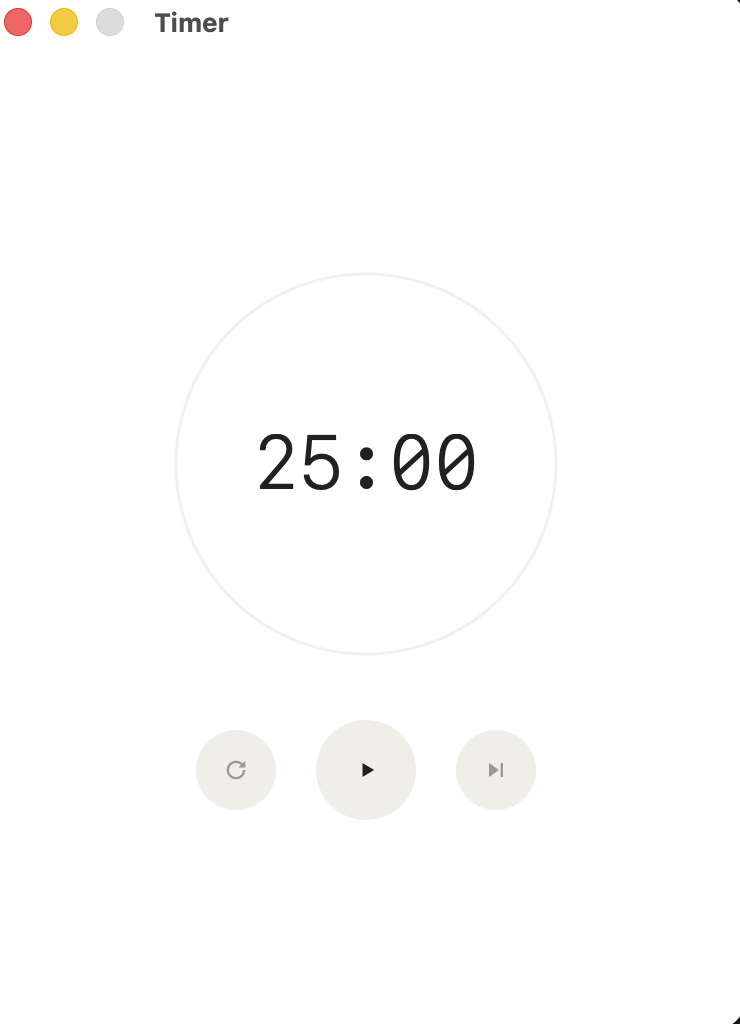 Timer screenshot